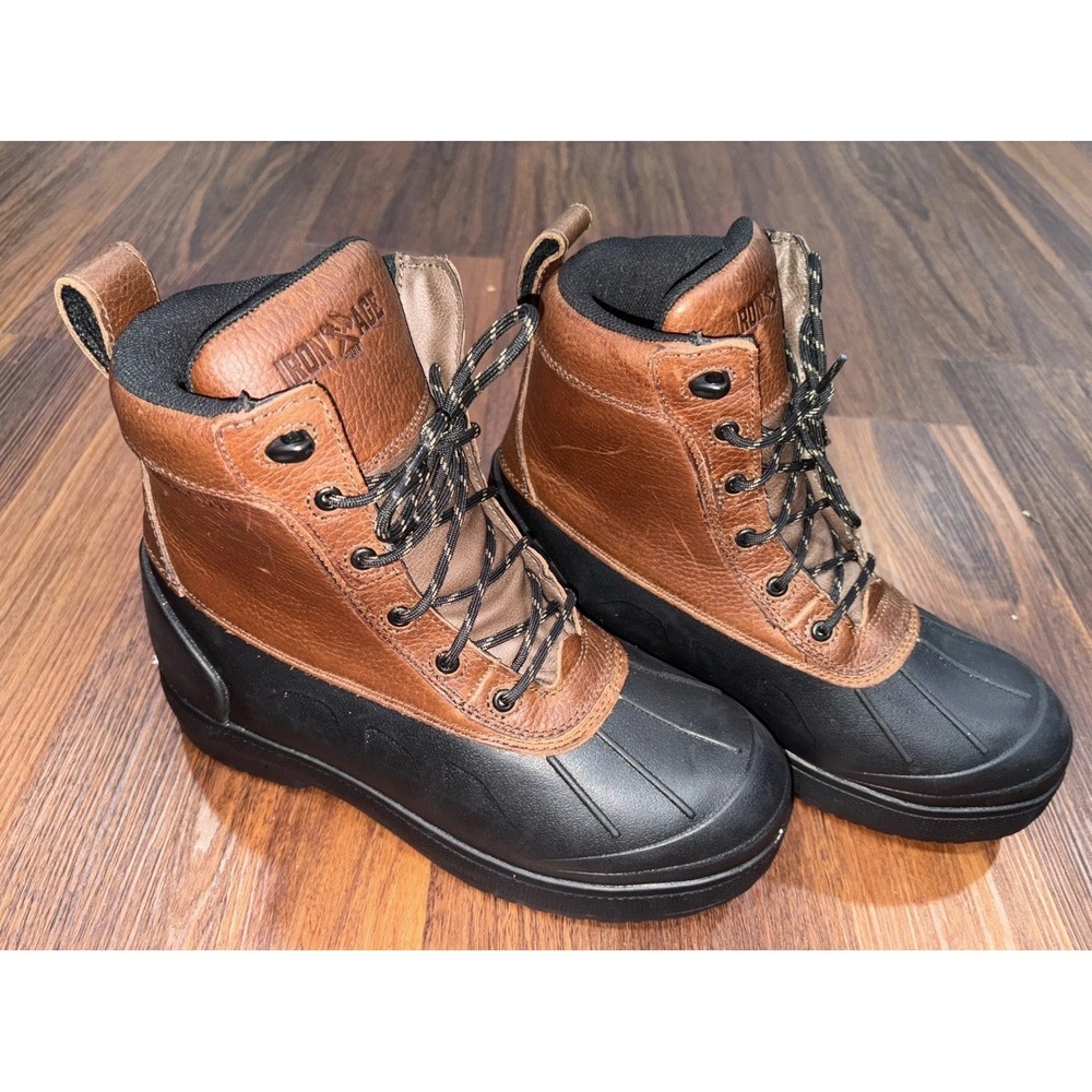 IRON AGE Boots Men's 7.5‎ EW Compound Industrial and Construction IA9650 New!